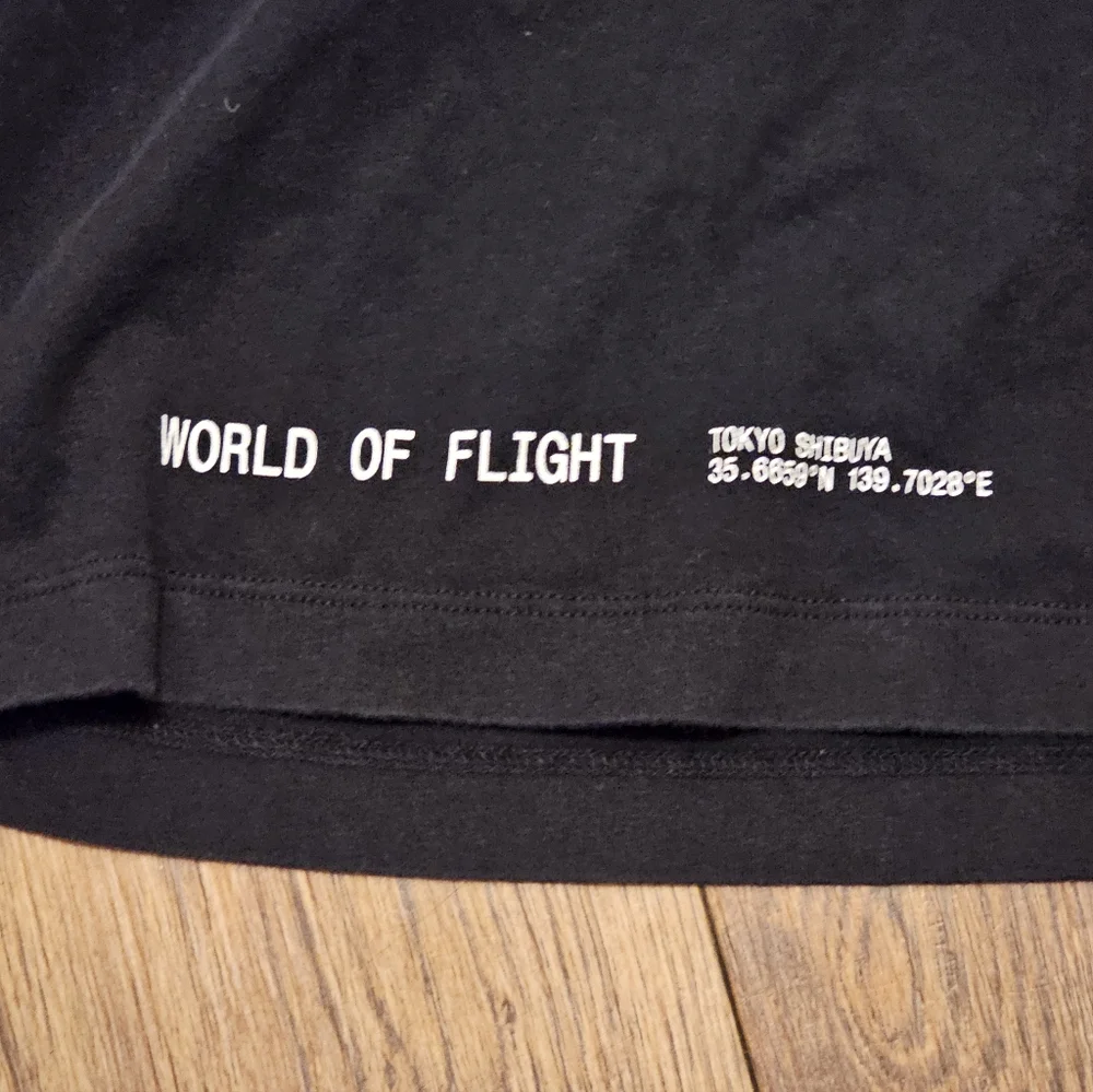 Nike International Jordan Tokyo World of Flight T Shirt‎ Tee Black Medium Mens